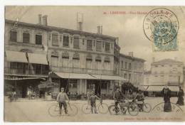 Delcampe - LIBOURNE. - Place DECAZES, CAFE De L´ORIENT. Superbe Cliché - Libourne