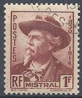 1941 FRANCIA USATO FREDERIC MISTRAL - FR549 - Usados