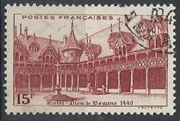 1942 FRANCIA USATO OSPIZIO DI BEAUNE - FR550 - Oblitérés