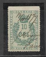 Denmark 1877 10 ORE Postage Due - Segnatasse