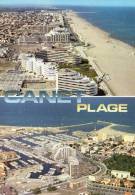 CANET ST NAZAIRE EN ROUSSILLON VUES AERIENNES CANET SUD CENTRE PORT - Canet En Roussillon