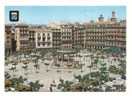 Cp, Espagne, Pamplona,  Place Du Château - Navarra (Pamplona)