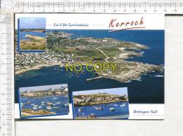 De GUIDEL à LORIENT Par La Route Côtière - La Pointe De Kerroch - 4 Vues - Guidel