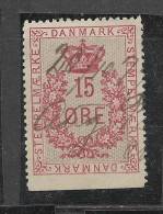 Denmark 1877 15 ORE Postage Due - Segnatasse