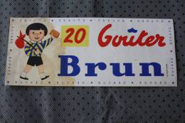 Buvard Collection (publicitaire Alimentaire )20 Goûters Biscuits BRUN —>sucreries Gâteaux - Cake & Candy