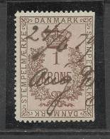 Denmark 1879 1 Krone Postage Due - Impuestos