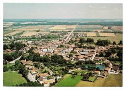 Eclaron - Vue Aérienne Du Village Avec Lac Du Der - Dos Vierge - Excellent état - Eclaron Braucourt Sainte Liviere