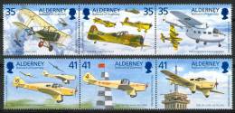 1995 Alderney Aerei Aircraft Avions Set MNH** Tra15 - Alderney