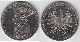 **** ALLEMAGNE - GERMANY - 5 MARK 1986 200th ANNIVERSARY DEATH OF FREDERICK THE GREAT **** EN ACHAT IMMEDIAT - 5 Mark