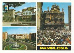 Cp, Espagne, Pamplona,  Multi-Vues - Navarra (Pamplona)