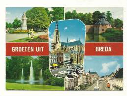 Cp,Pays-Bas, Breda,  Multi-Vues - Breda