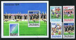 1991  Rugby World Cup  Complete Set With Souvenir Sheet  MNH ** - Ongebruikt