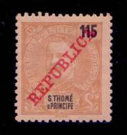 ! ! St. Thomas - 1911 D. Carlos 115 R - Af. 105 - MH - St. Thomas & Prince