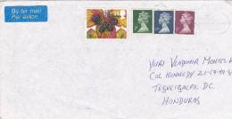 Cover Great Britain To Honduras 1997 - Lettres & Documents