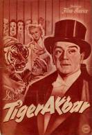 IFK 1015 Der Tiger Akbar 1951 Zirkus Circus Harry Piel Friedl Hart Millowitsch Filmprogramm Programm Movie - Riviste