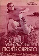 Delcampe - IFK 2034 Der Graf Von Monte Christo 1.Teil 1954 Le Comte De Jean Marais Alexandre Dumas Filmprogramm Programm Movie - Magazines