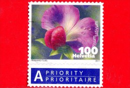 SVIZZERA - Usato - 2011 - Fiori - Fleurs - Flowers - Pisum Sativum - 100 - Gebraucht