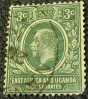 East Africa And Uganda 1912 King George V 3c - Used - Protectorats D'Afrique Orientale Et D'Ouganda