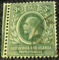 East Africa And Uganda 1912 King George V 3c - Used - Protectorados De África Oriental Y Uganda