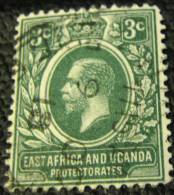 East Africa And Uganda 1912 King George V 3c - Used - East Africa & Uganda Protectorates