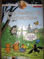 Affiche TAYMANS André Et MACHEROT Festival BD Crespières 2006 - Affiches & Offsets