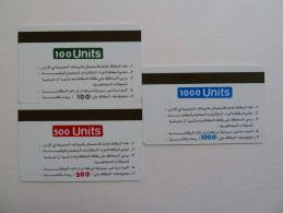 JORDAN - Mint - Magnetic Set Of 3 - 100, 500 & 1000 Units - Jordanië