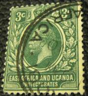 East Africa And Uganda 1912 King George V 3c - Used - Protectorados De África Oriental Y Uganda