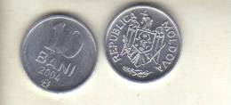 Moldavia - 10 Bani 2004 Unc - Moldavië