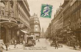 75 PARIS RUE DE LA CHAUSSEE D'ANTIN AVEC CAMION MERCEDES - Paris (09)