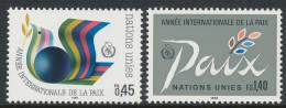 UN Geneva 1986 Michel # 145-146, MNH - Ungebraucht