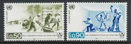 UN Geneva 1987 Michel # 154-155, MNH - Ongebruikt