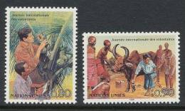 UN Geneva 1988 Michel # 167-168, MNH - Ungebraucht