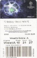 FC Salzburg-Maccabi Haifa/Football/UEFA Champions League Match Ticket - Tickets D'entrée