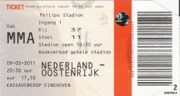 Netherlands-Austria/Football/International Match Ticket - Match Tickets