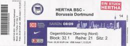 Hertha BSC-Borrusia Dortmund/Football Match Ticket - Match Tickets