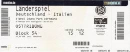 Germany-Italy/International Football Match Ticket - Match Tickets