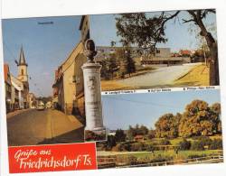 CPSM - FRIEDRICHSDORF Im Taunus - Hauptstrasse - Landgraf - Bleiche - Schule - Friedrichsdorf