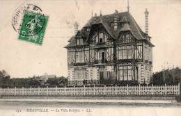 14....CALVADOS....DEAUVIL LE.....VILLA GALIFFET ...ECRITE.. .. . . ‹(•¿• )› - Deauville