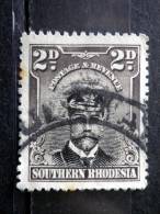 Southern Rhodesia - 1924 - Mi.nr.4 - Used - King George V With Naval Cap - Definitives - Rhodésie Du Sud (...-1964)