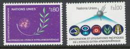 UN Geneva 1982 Michel # 107-108 MNH - Ungebraucht