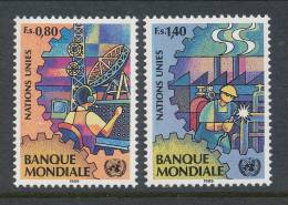 UN Geneva 1989 Michel # 173-174, MNH - Ongebruikt