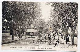 Algérie Sidi Bel Abbes Cercle Militaire Avenue De La Gare - Sidi-bel-Abbès