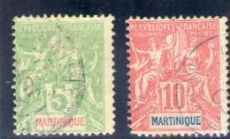 MARTINIQUE 1899-1906 O - Andere & Zonder Classificatie