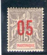 MARTINIQUE 1912 * - Other & Unclassified