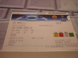 Roma-Real Madrid/Football/UEFA Champions League Match Ticket - Eintrittskarten