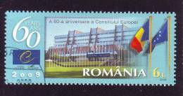 The 60th Anniversary Of The Council Of Europe,2009 CTO,VFU. - Used Stamps