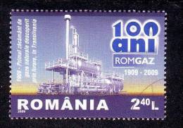 ROMGAZ - Society Of Natural Gas - 2009  Stamp ,CTO,VFU, Romania. - Gebraucht