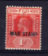 Fiji - 1915 - 1d War Stamp (Bright Scarlet) - MH - Fiji (...-1970)