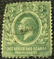 East Africa And Uganda 1912 King George V 3c - Used - Protectorados De África Oriental Y Uganda