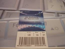 VfL Wolfsburg-SC Heerenveen/Football/UEFA Cup Match Ticket - Match Tickets